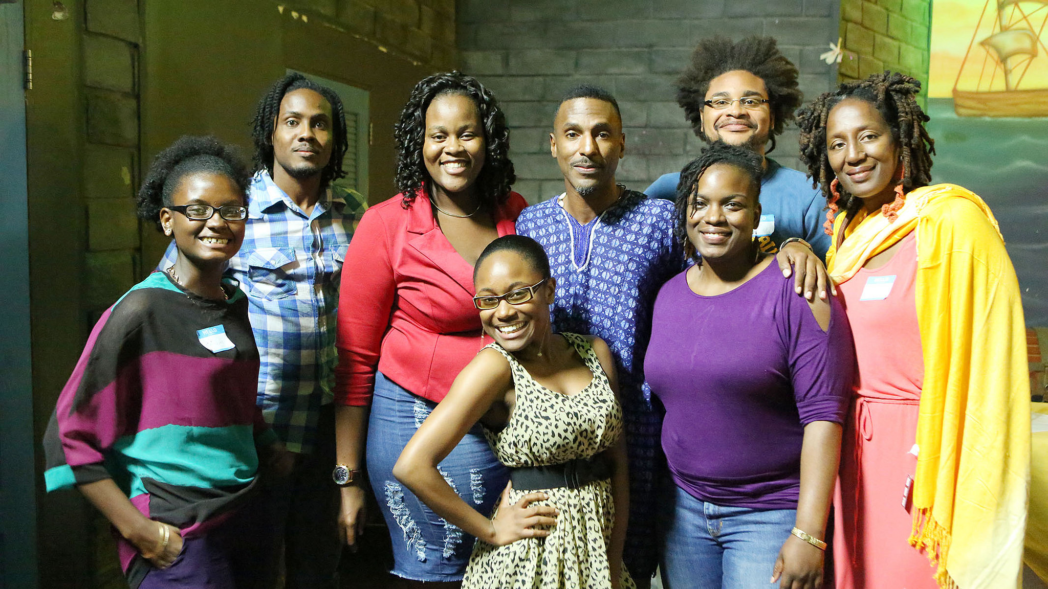Participants in the 2015 VYBZING St. Kitts and Nevis Spoken Word Workshop