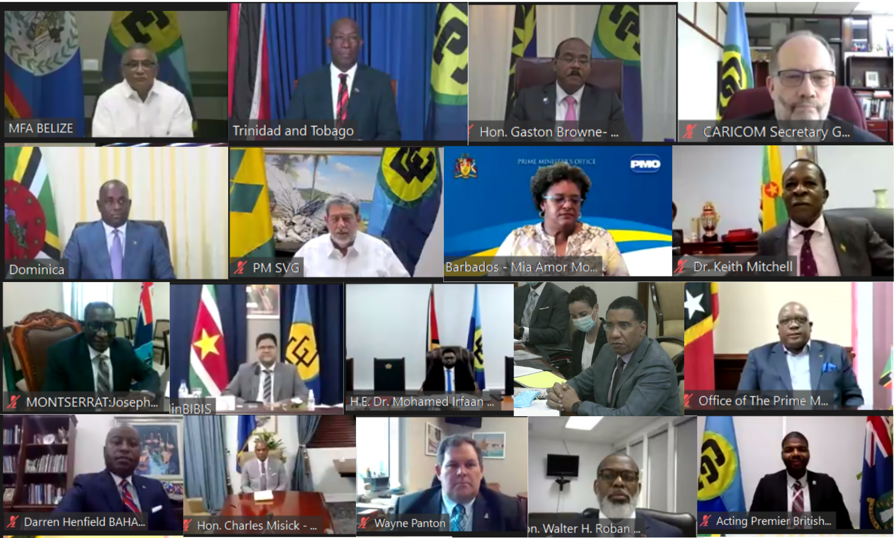CARICOM-Heads-and-Heads-of-Delegations-42nd-regular