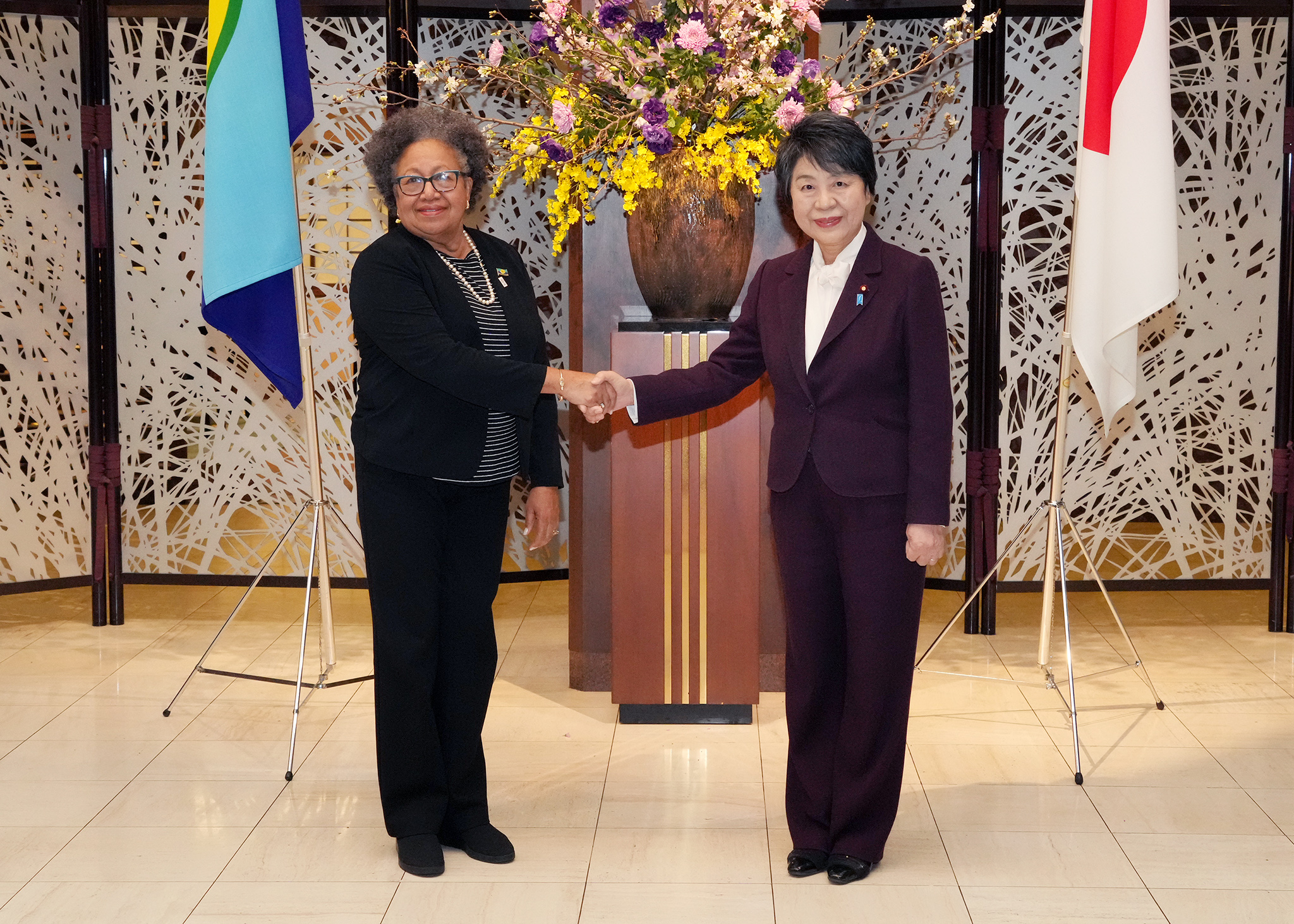 CARICOM SG and Japan Foreign Minister