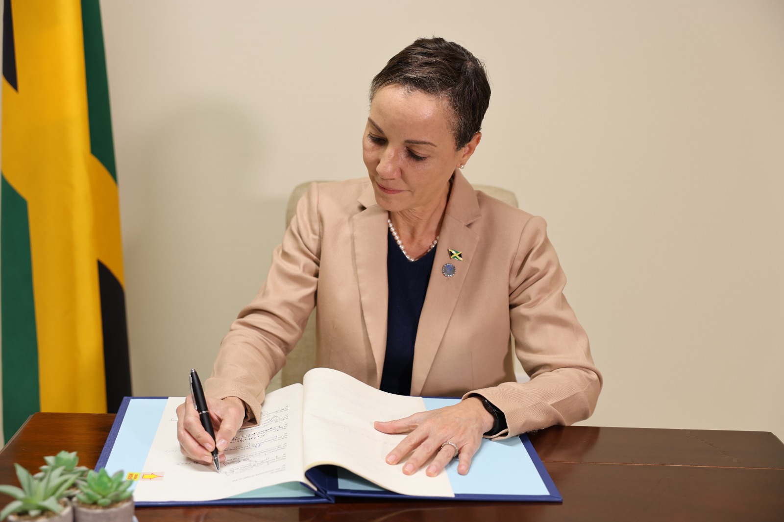 Minister Johnson Smith Signs CARICOM Protocol to Enhance Cooperation