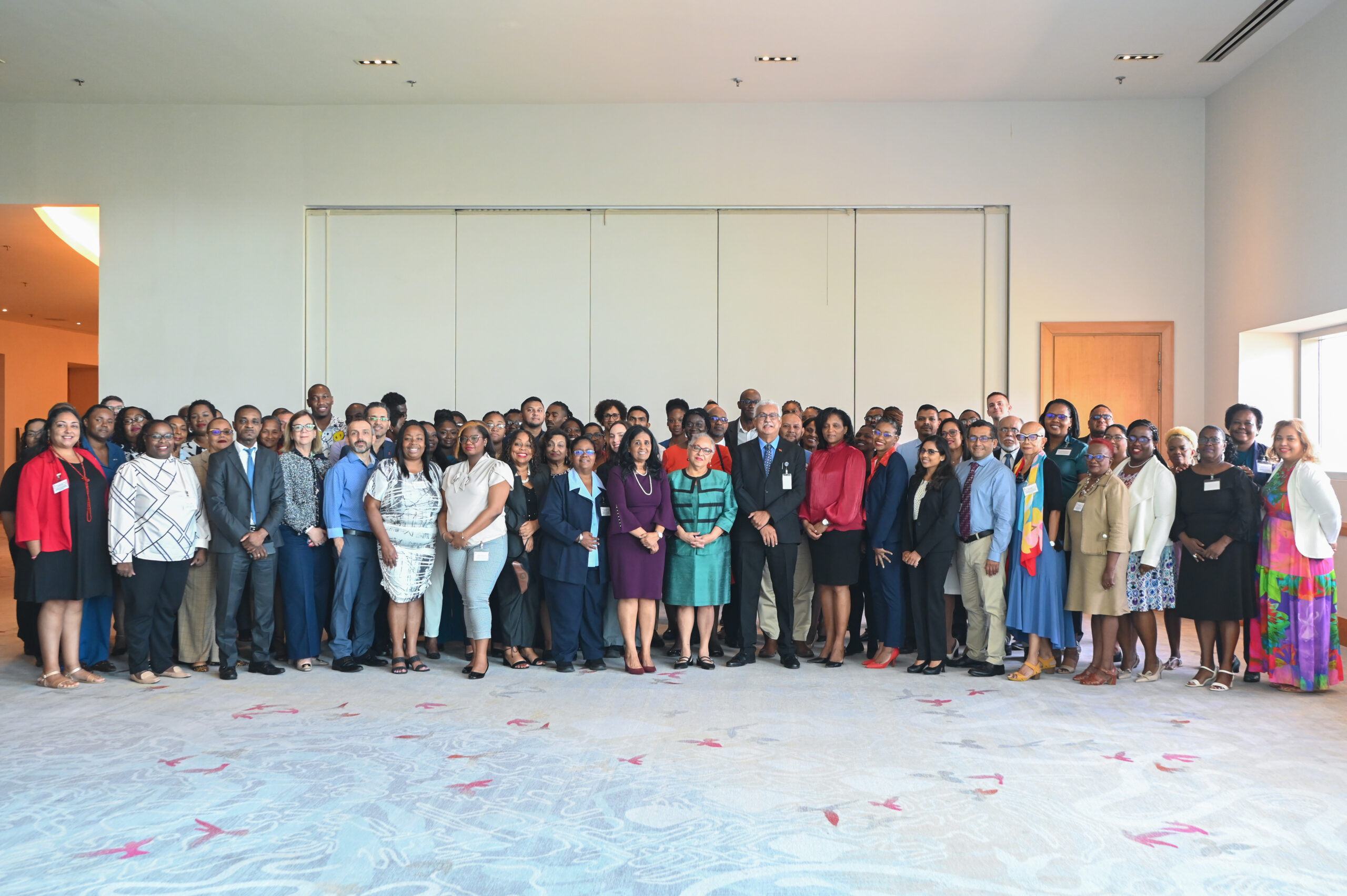 Participants with the Honourable Terrence Deyalsingh, Minister of Health, Trinidad and Tobago, at the Eighth Meeting of NAP Managers