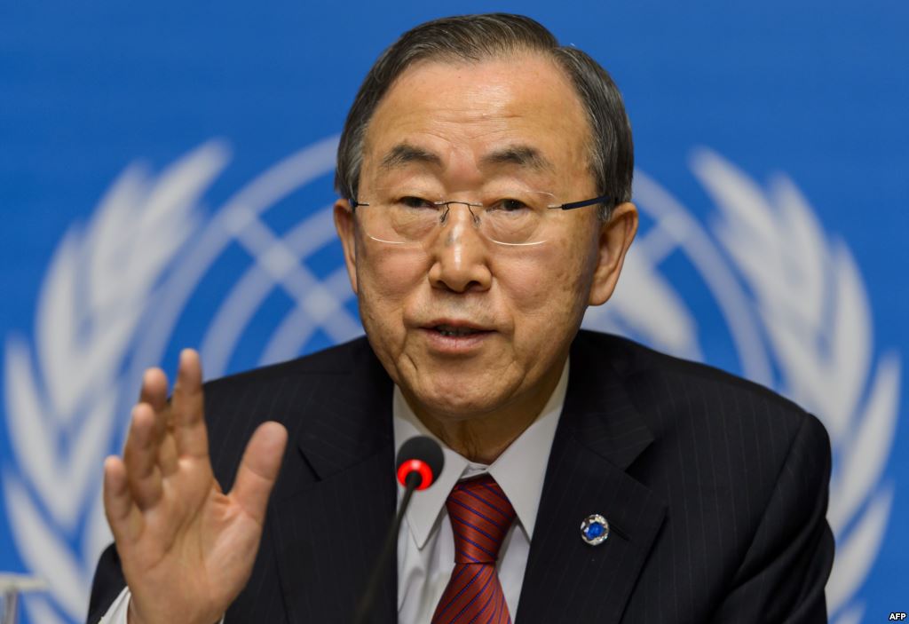 UN Secretary General Ban Ki-moon