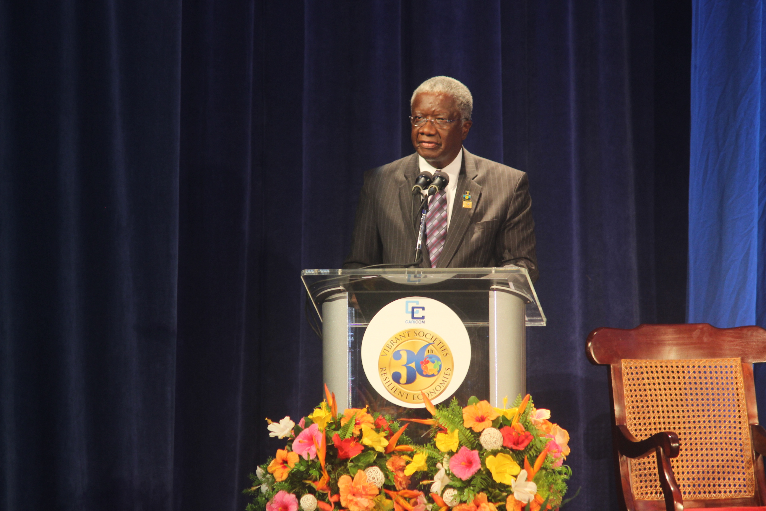 Chairman of CARICOM the Rt. Hon. Freundel Stuart