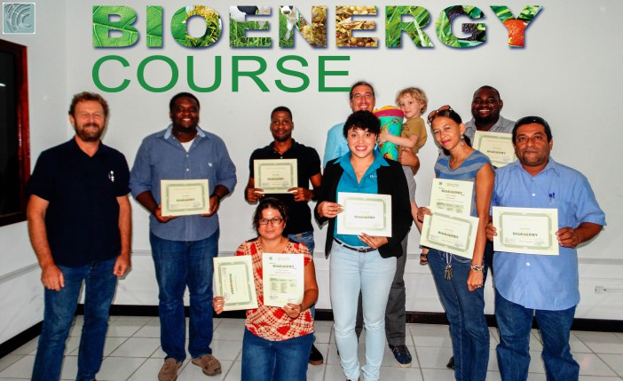 Participants at the conclusion of the two-week training programme in Belize.