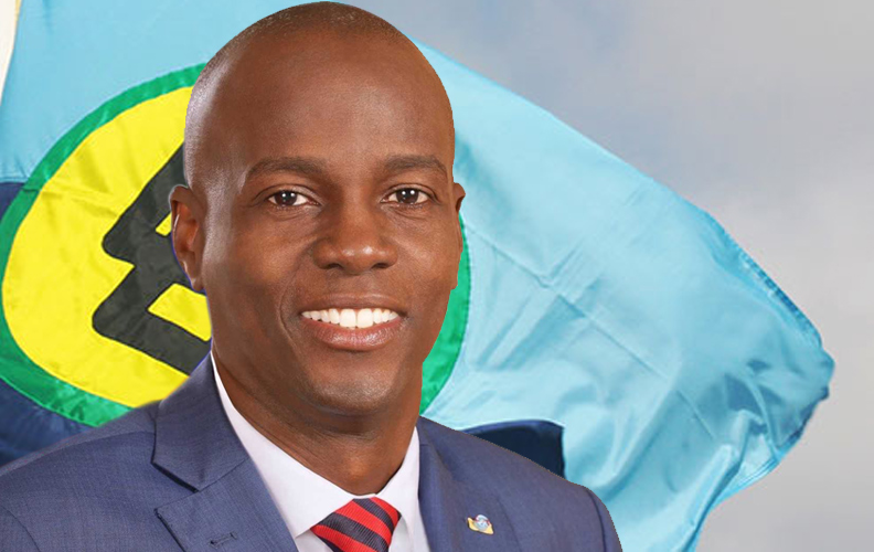 INCOMING CHAIRMAN OF THE CARIBBEAN COMMUNITY HIS EXCELLENCY JOVENEL MO&Iuml;SE PRESIDENT OF THE REPUBLIC OF HAITI