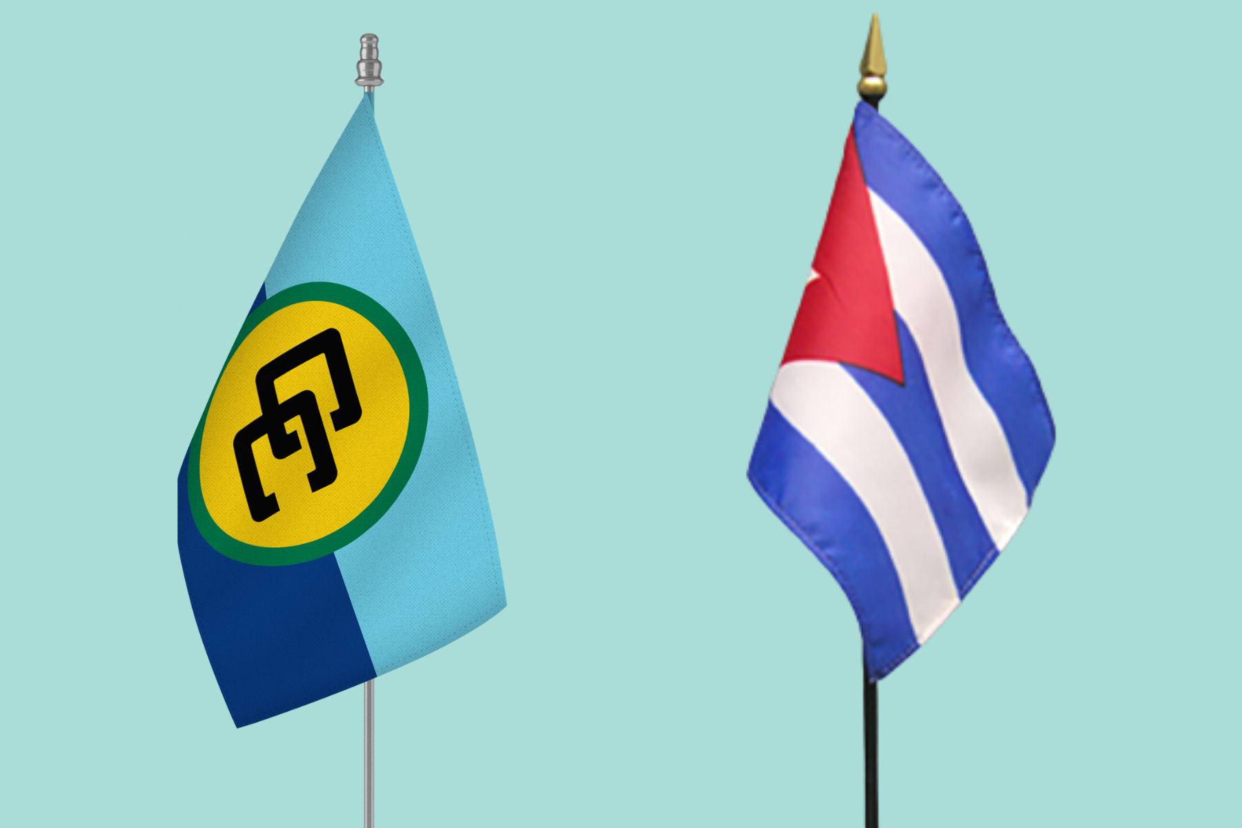caricom-cuba-flags