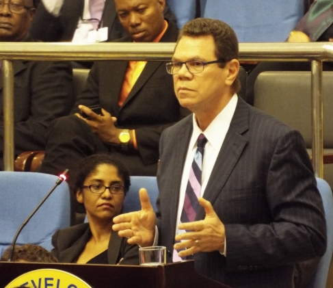 Caribbean Development Bank President Dr. Warren Smith.