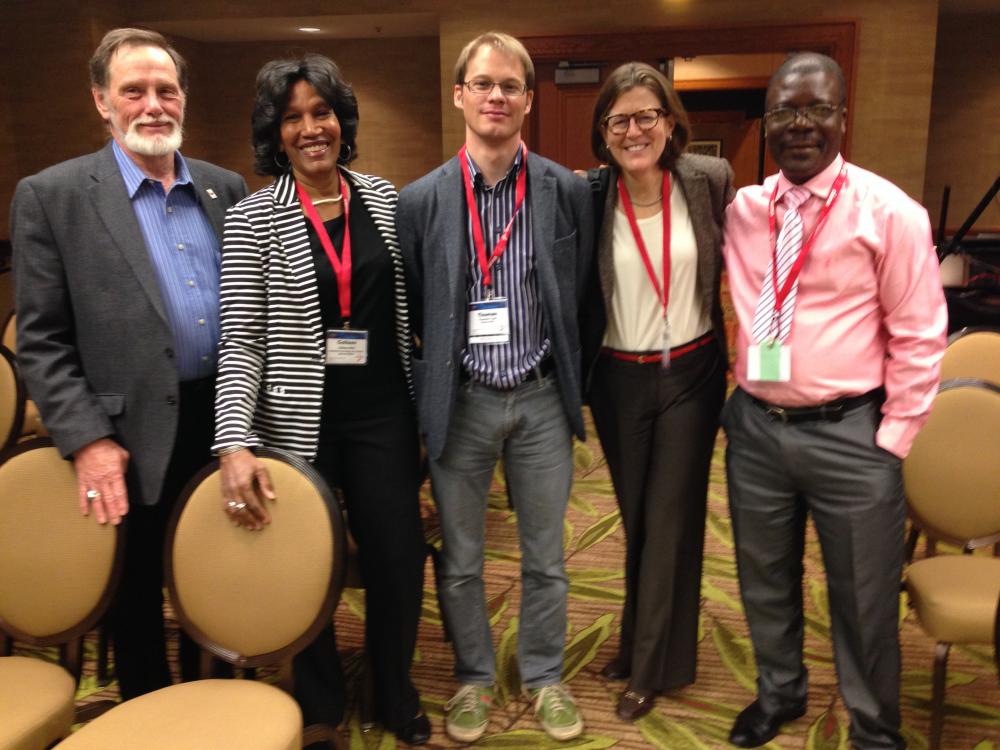 Colleen Wint (second left) with other international network partners