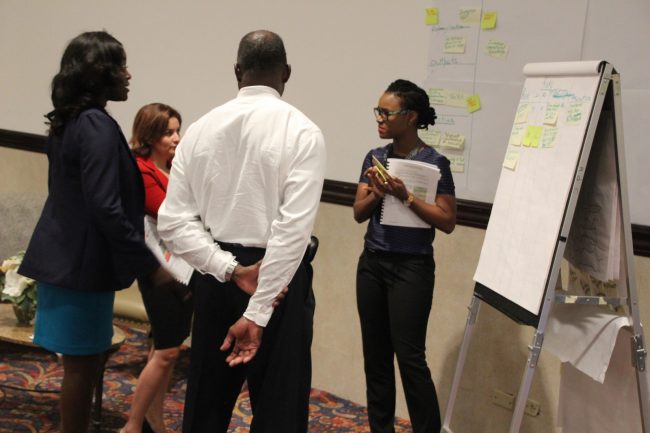Participants during the MfDR workshop in Jamaica, hosted and funded by CDB. (Photo via CDB)