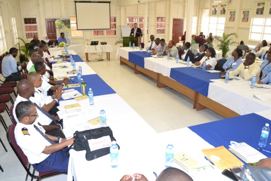 A section of the participants at the three-day workshop for Customs and Border Control