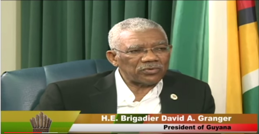President of Guyana,  His Excellency Brigadier David Granger
