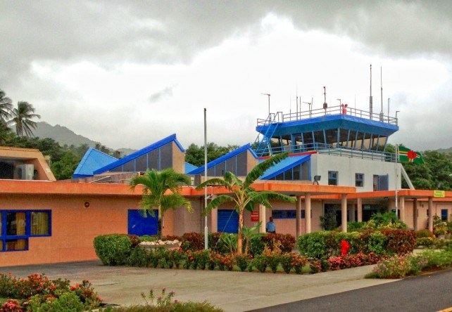 The Douglas-Charles Airport airport is one of the public buildings targeted for energy efficiency (Photo via Dominica News Online