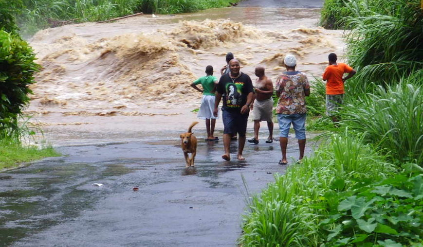 File photo: Flooding in Dominica- Tropical Storm Erika