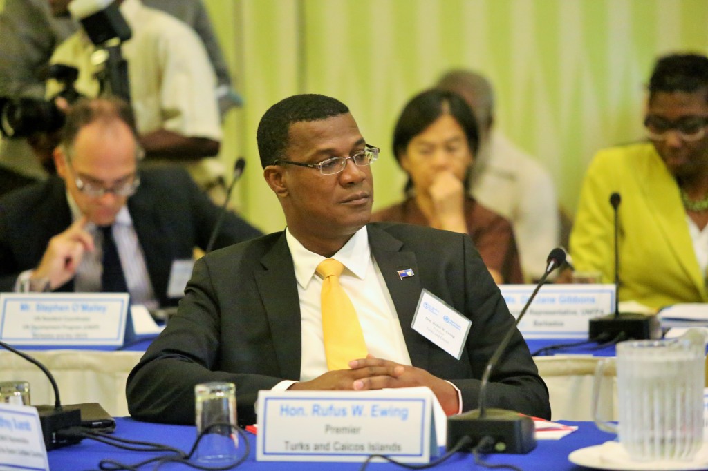 The Hon. Dr. Rufus Ewing, Premier and Minister of Health, Agriculture and Human Services, Turks and Caicos ISlands