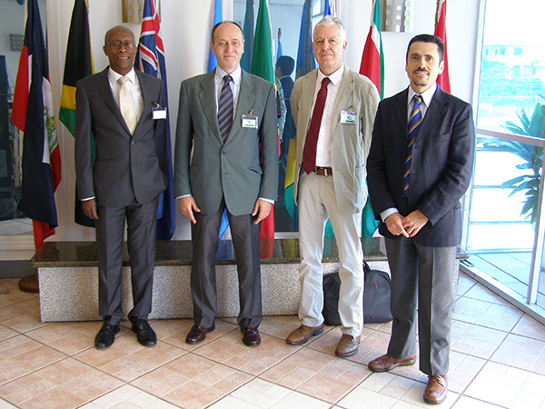 Mr. Angel Diez Rubio and his team from Equinoccio Compañía de Comercio Exterior, S.L. (Mr. Diez is pictured second from the left)