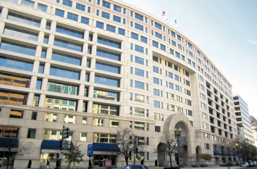 The Inter-American Development Bank headquarters (IDB) in Washington.