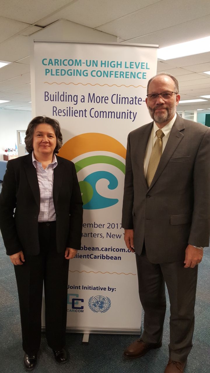 UNDP Director Regional Bureau for Latin America and the Caribbean and CARICOM SG Ambassador Irwin Larocque