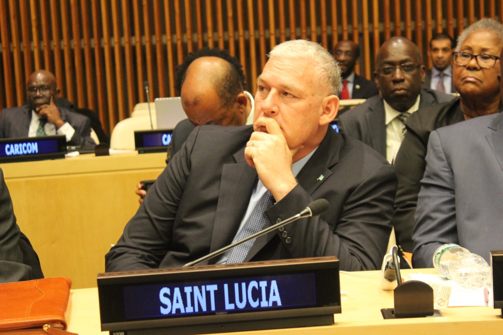 PM Allen Chastanet of Saint Lucia