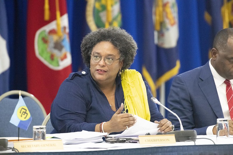 mia mottley- press conference cdf restructuring