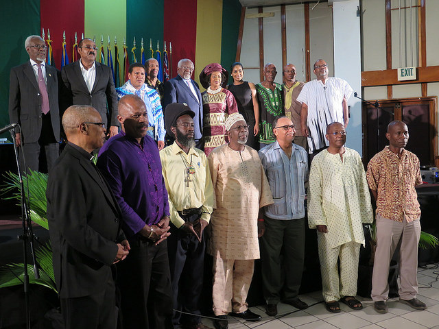 Some of the participants at the 2nd Regional Conference on Reparations, Antigua/Barbuda, Oct. 12-14, 2014.