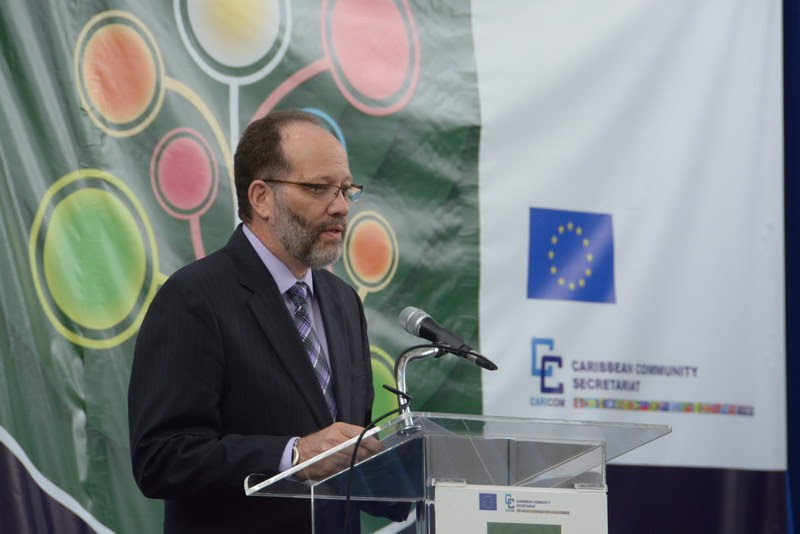 CARICOM Secretary-General, Ambassador Irwin LaRocque addresses the opening of the EU-Caribbean Sustainable Energy Conference