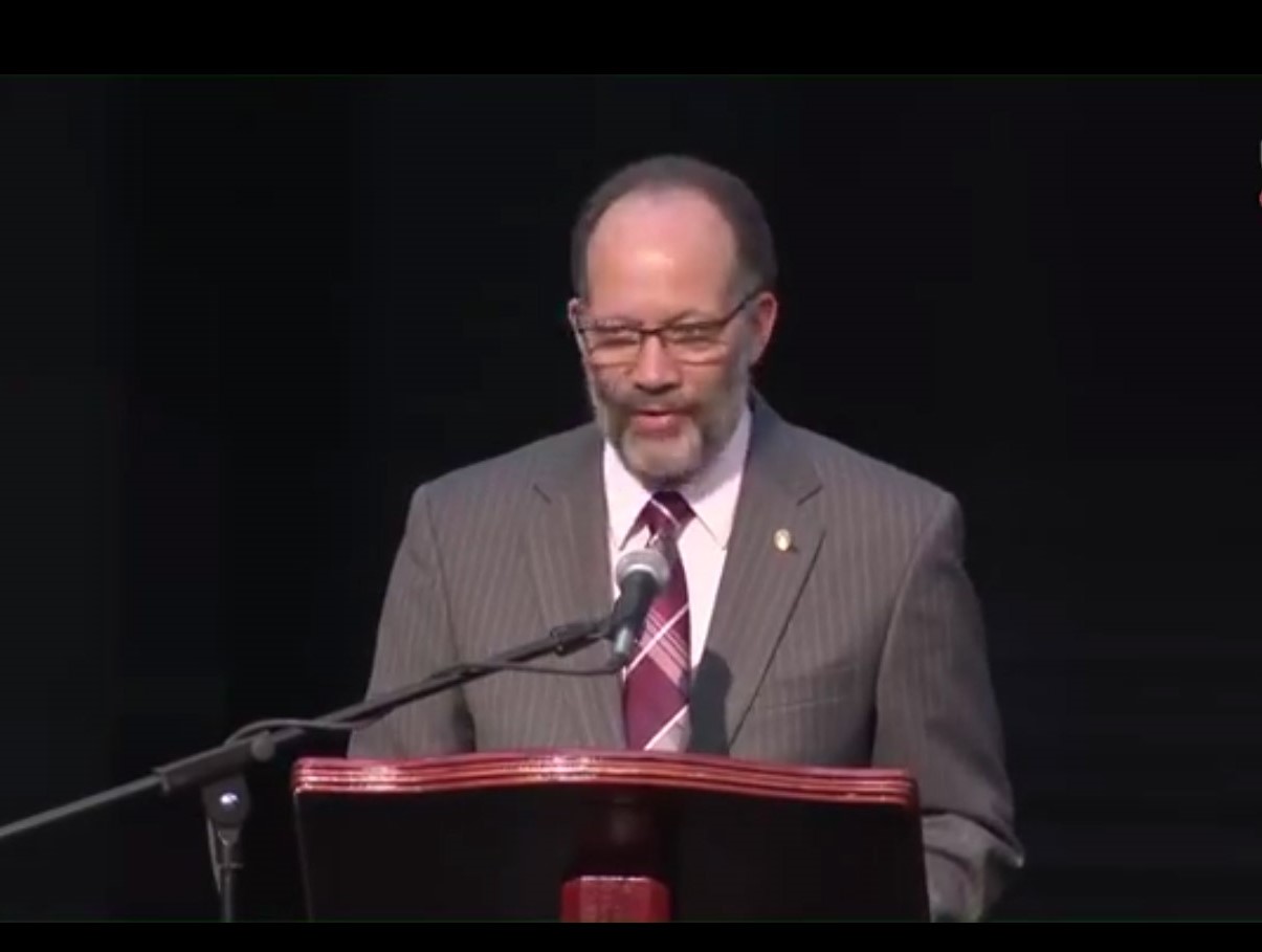 Amb. Irwin LaRocque, CARICOM Secretaryy-General addresses the Opening of the 39th  Regular Meeting of the Conference of Heads of Government