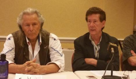 (L-R): Peter Nygard of Nygard International and Dr Eugene Redmond, President of the St Kitts Biomedical Research Foundation.