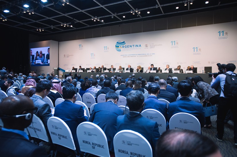 Plenary at the WTO Ministerial (photo via WTO)