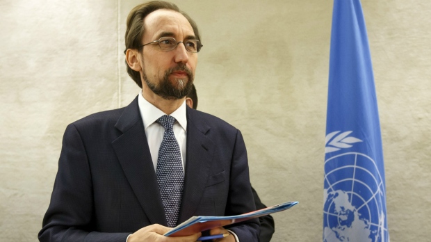 UN High Commissioner for Human Rights Zeid Ra&rsquo;ad Al Hussein