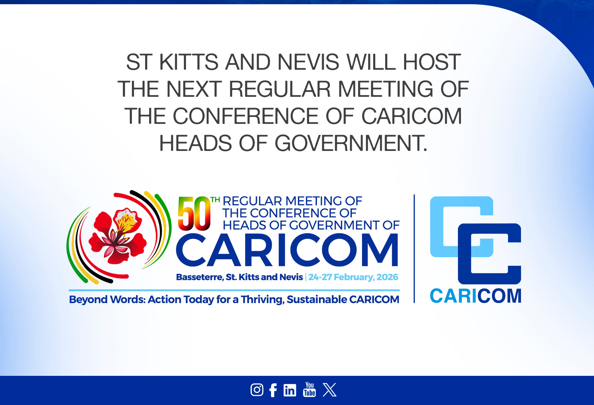 50th Ordinary Meeting of the Conference of Heads of Government of CARICOM