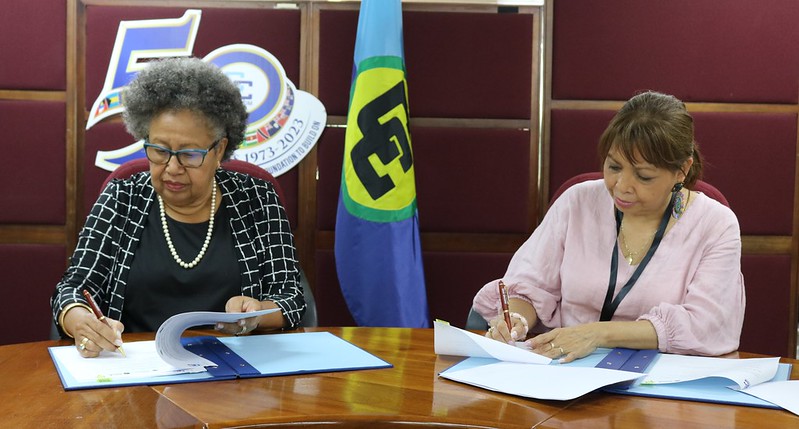 CARICOM SG and CAC Executive Secretary sign cooperation agreement 19 march 2024