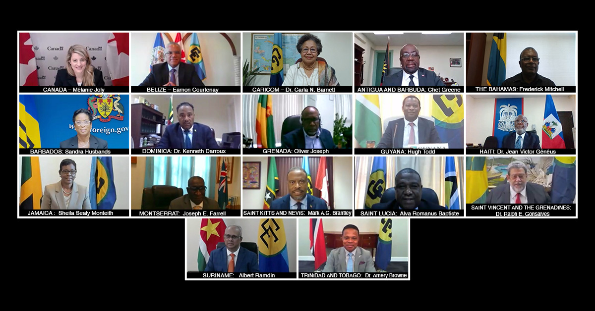Canada-CARICOM Foreign Ministers' Group Meeting - MINA_1200x628
