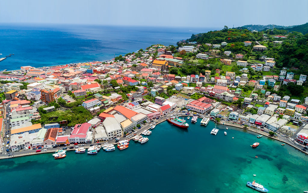 Grenada- overhead shot (GIS)