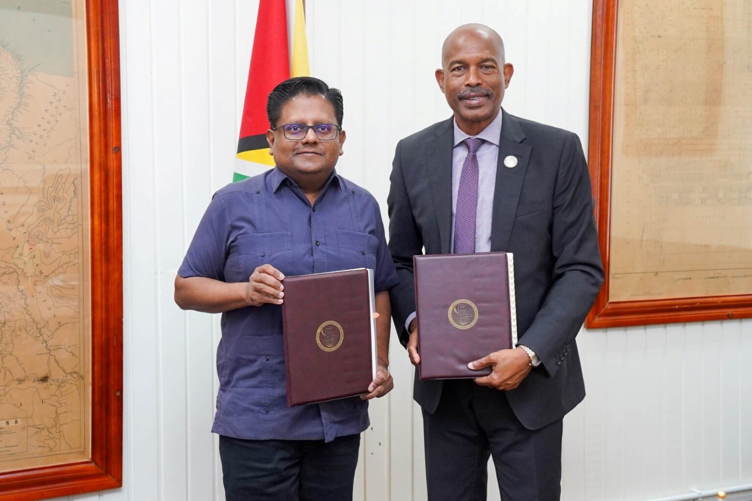 Guyana- CDF Signing agriculture sector agreement