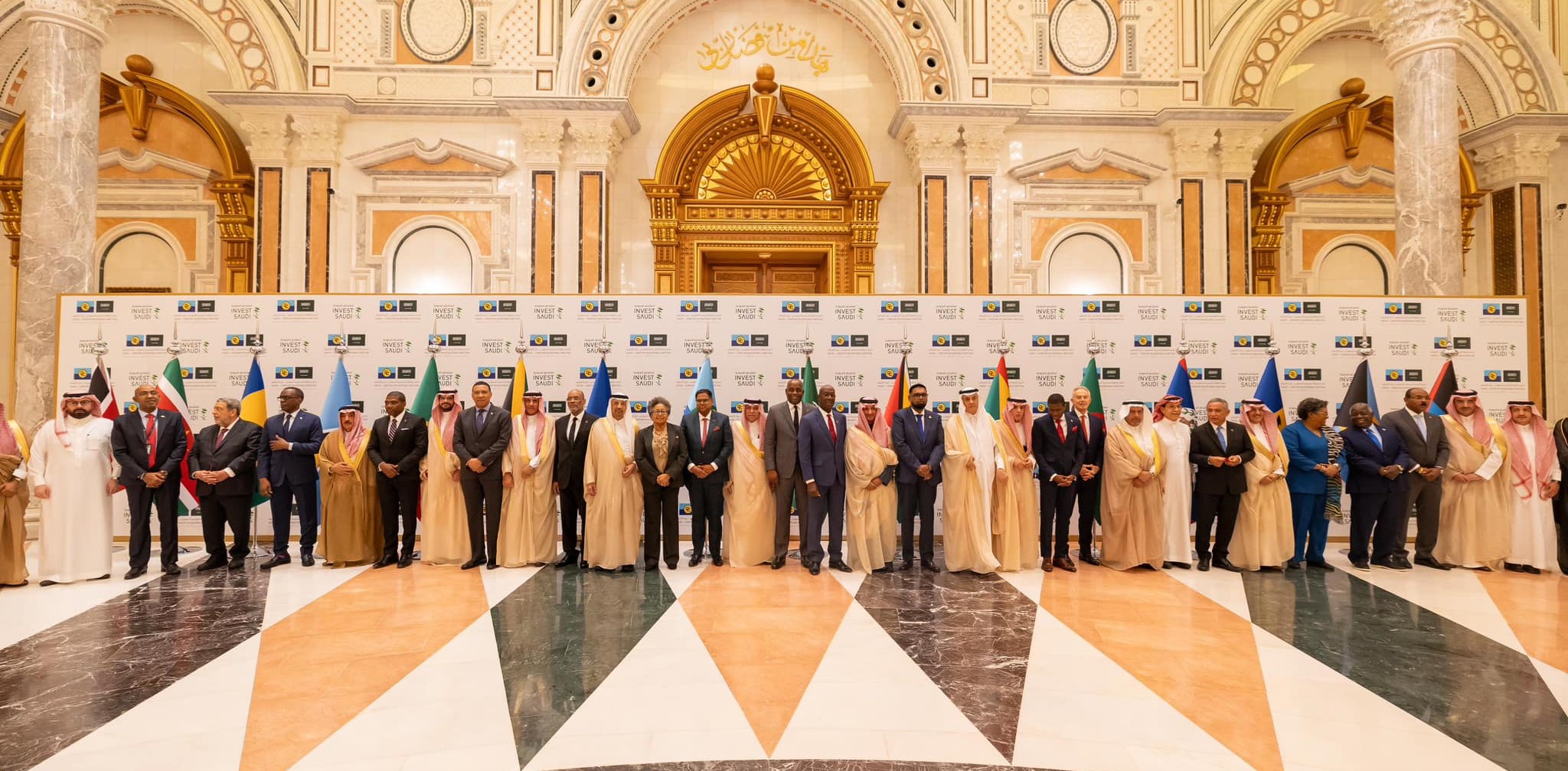 Saudi-CARICOM Summit cropped - Family photo