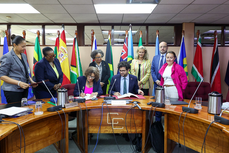 Sigining CARICOM_Spain Agreement