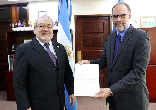 CARICOM Secretary General receives Letters of Credence from Ambassador Gardella