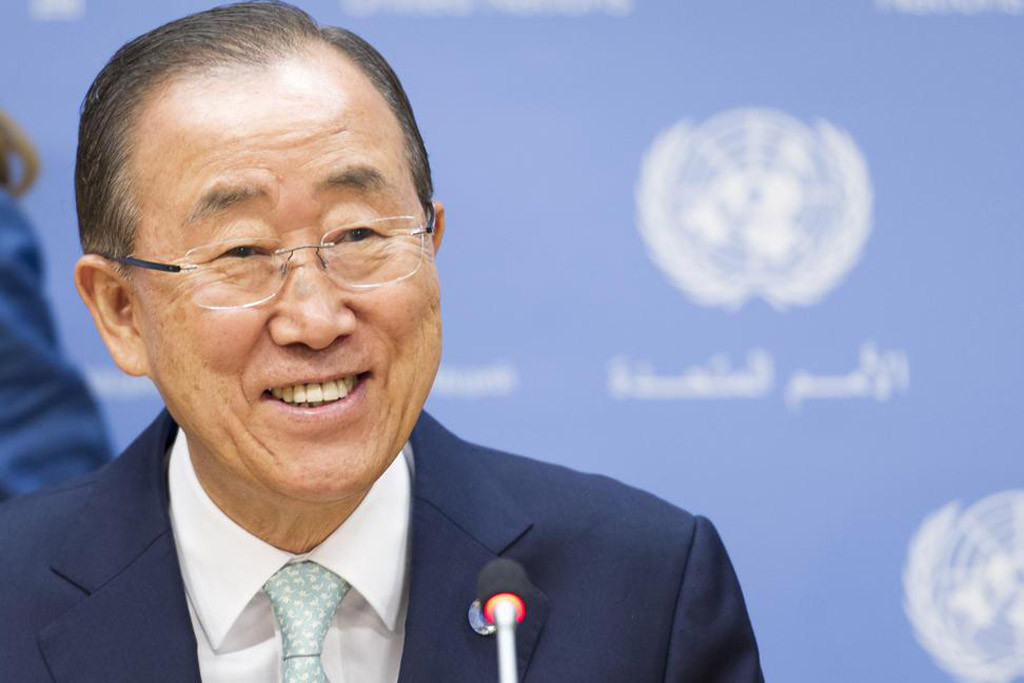 UN Secretary General , Ban Ki Moon