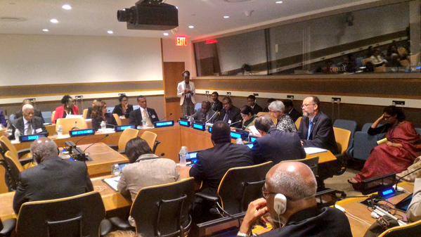 Representatives of CARICOM and India at the Second India &ndash; Caribbean Community (CARICOM) Ministerial Meeting in New York, 30 September