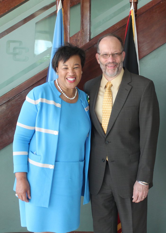 Commonwealth Secretary-General Baroness Patricia Scotland called on CARICOM Secretary-General, Ambassador Irwin LaRocque at the CARICOM Secretariat in May, 2016