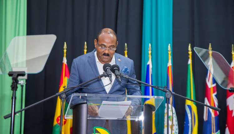 The Hon. Gaston Browne, Prime Minister of Antigua and Barbuda (Photo via CDB)