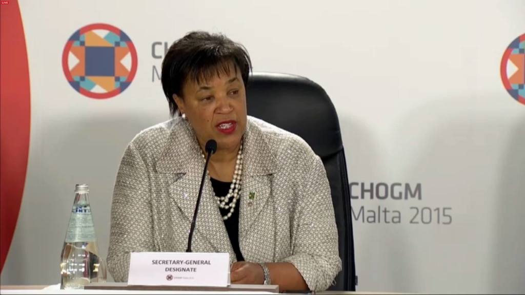 Baroness Patricia Scotland, new Commonwealth Secretary-General
