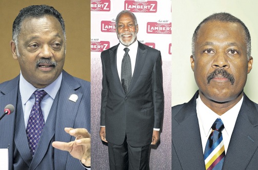 (From left) Reverend Jesse Jackson, US actor Danny Glover, and Vice-Chancellor of the University of the West Indies, Sir Hilary Beckles, were among the speakers at the event.