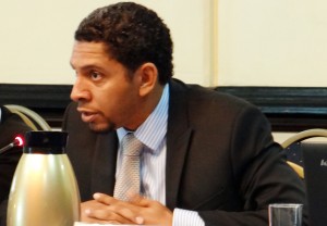 Senator the Hon. Camillo Gonsalves, Minister of Foreign Affairs and Foreign Trade, Commerce and Information Technology  of St. Vincent and the Grenadines and Chairman of the Community Council of Ministers