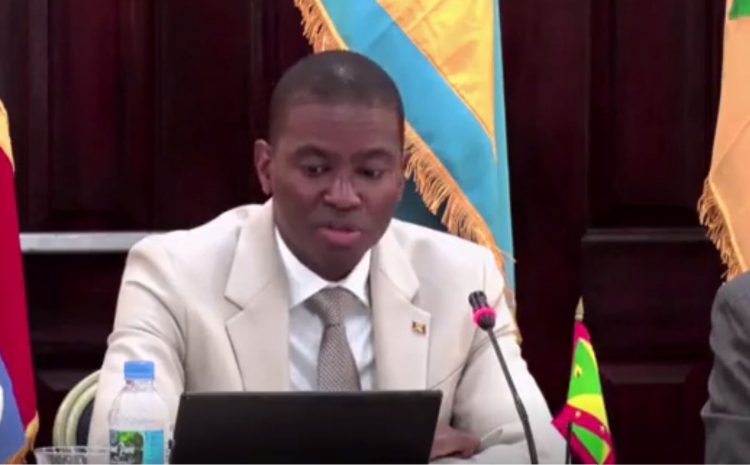 Grenada Prime Minister, Dickon Mitchell