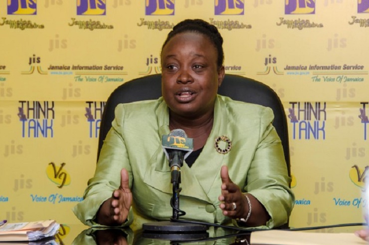 Medical Entomologist in the Ministry of Health, Sherine Huntley-Jones, provides details about the integrated vector management control programme. (Photo via Caribbean360)