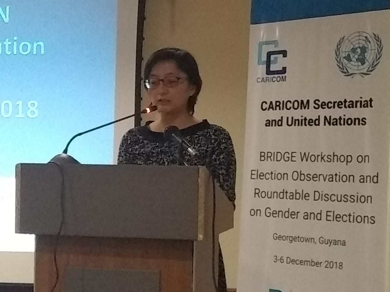 VW5pdGVkIE5hdGlvbnMgKFVOKSBQZXJtYW5lbnQgUmVwcmVzZW50YXRpdmUgdG8gR3V5YW5hLCBNcyBNaWtpa28gVGFuYWth