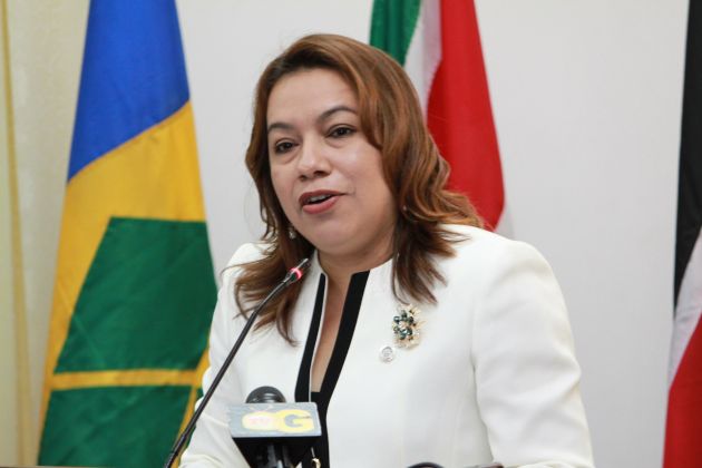Honourable Carolyn Rodrigues &ndash; Birkett,  Minister of Foreign Affairs, Guyana and Chair of COFCOR