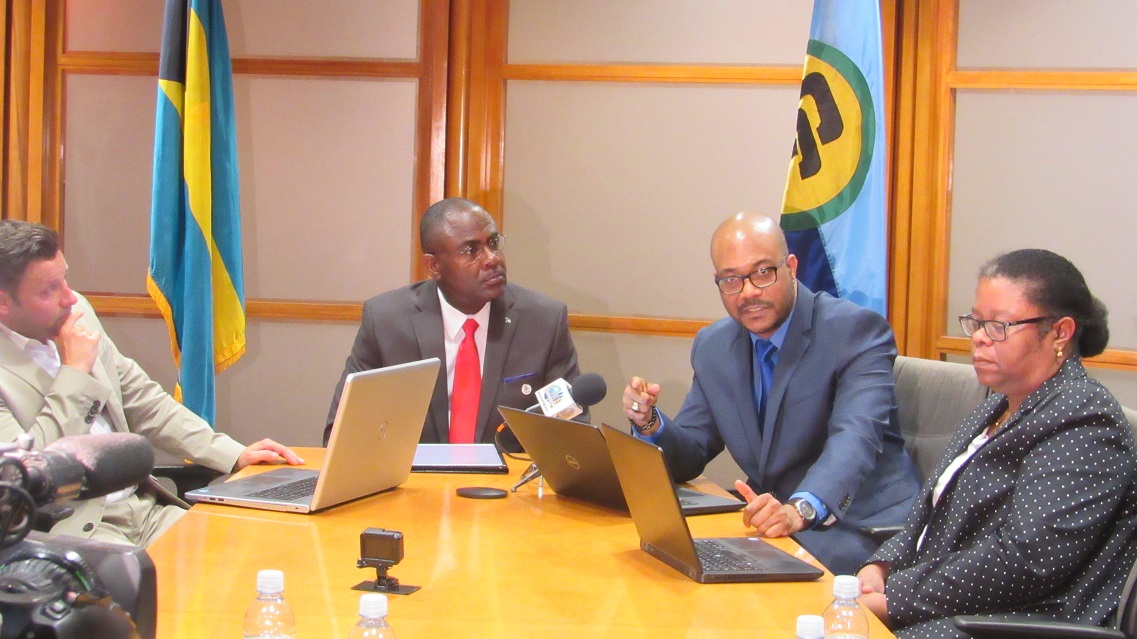 Mr Craig Beresford makes a point during Nassau Seminar