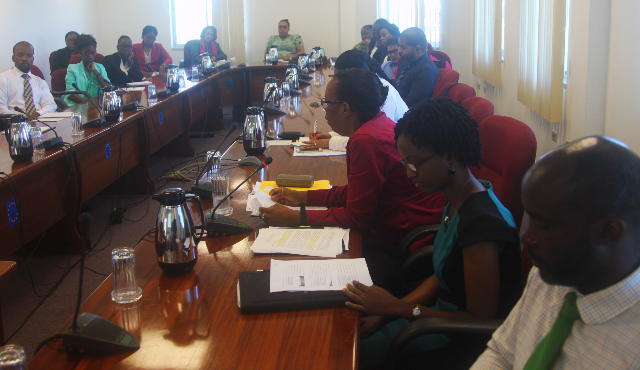 Participants at the in-house seminar held on Wednesday to observe Caribbean Statistics Day 2016